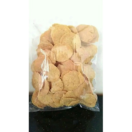 

kemplangberas enak renyah & gurih packing free bable wrap berat 500 gram