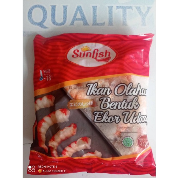 

Sunfish Bentuk Ekor Udang 450gr