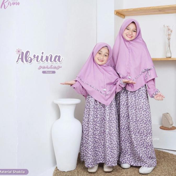 Gamis Bunga Anak & Remaja Abrina Series by House of Kirana