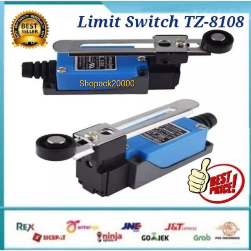 Limit Switch Momentary Roller Switch 5A 250V 1NO 1NC TZ-8108/ME-8108