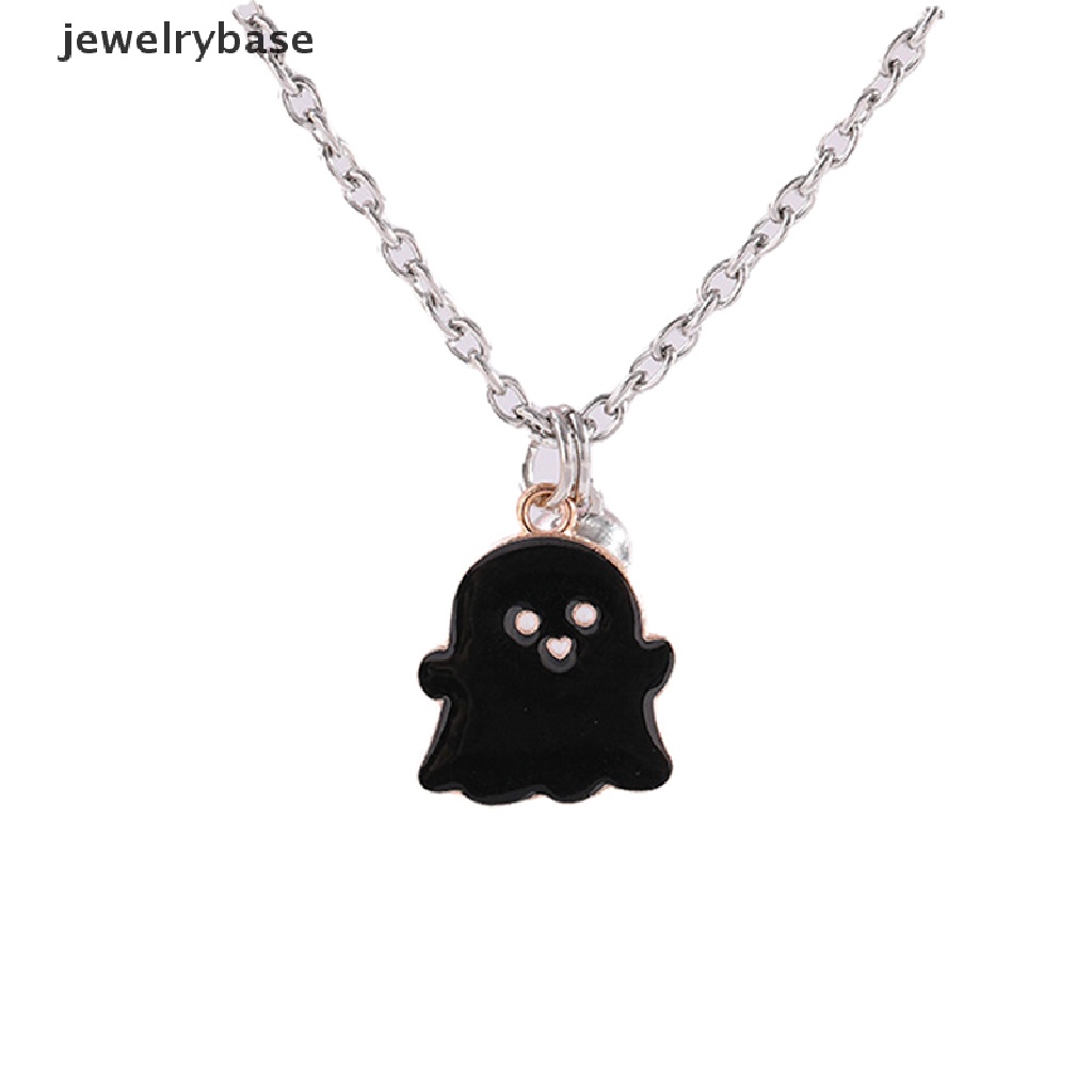 [jewelrybase] Kartun Hantu Persahabatan Pasangan Liontin Kalung Fashion Wanita Pria Teman Terbaik Yang Indah Kalung Perhiasan Hadiah Butik