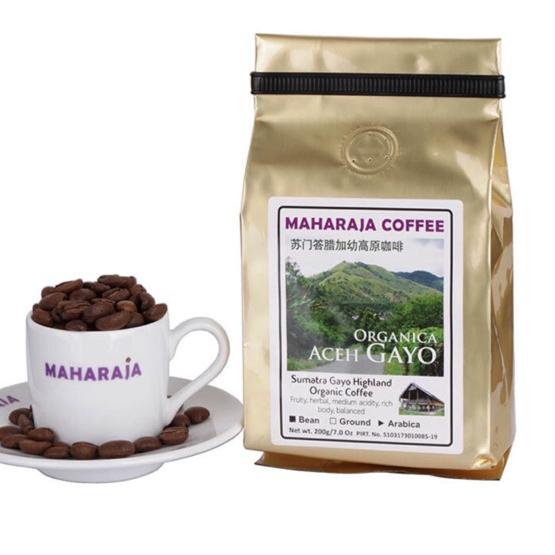 

♥ Fresh Roast Kopi Arabika Singgle Origin Aceh Gayo 200g Sangrai Organica Maharaja Coffee ☉