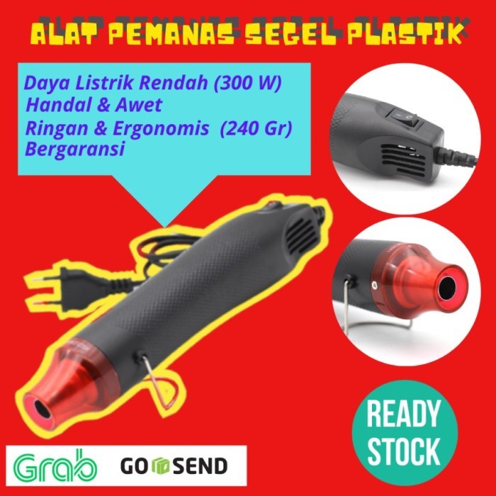 [Sealer ] Alat Pemanas Udara Untuk Memasang Segel Plastik Tutup Botol Sealer [Sisealer]