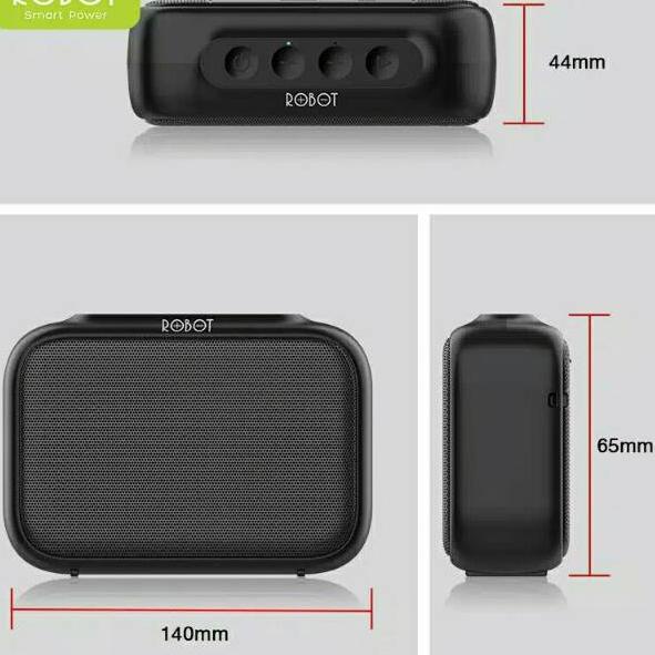 ● SPEAKER BLUETOOTH ROBOT RB100 MUSIC BOX PORTABLE WIRELESS SUPER BASS MINI STEREO ℗