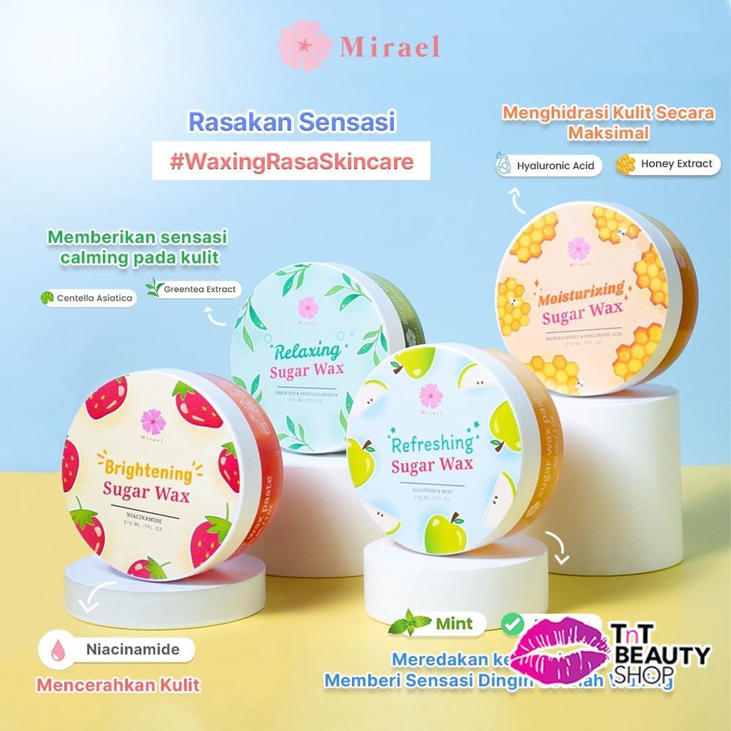 Jual MIRAEL Sugar Waxing Kit 210ml Sugar Wax Moisturizing