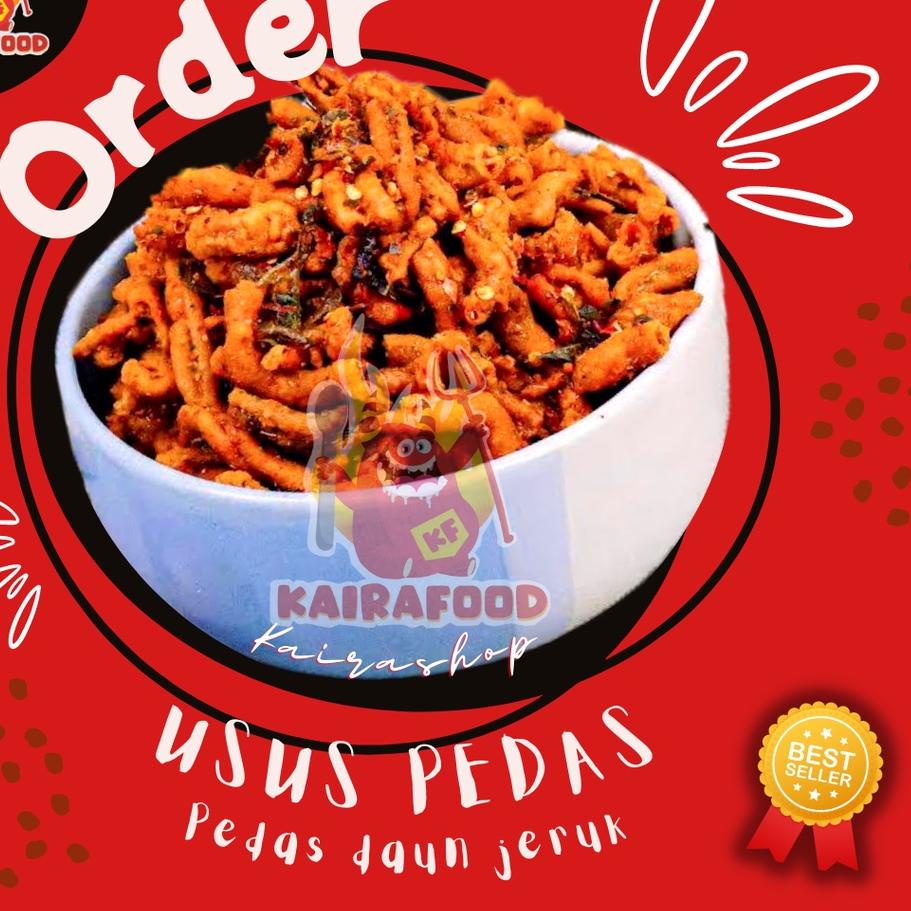 

✤ 1 BAL (ISI 2 KG) USUS CRISPY PEDES DAUN JERUK | ORIGINAL DAUN JERUK ♢