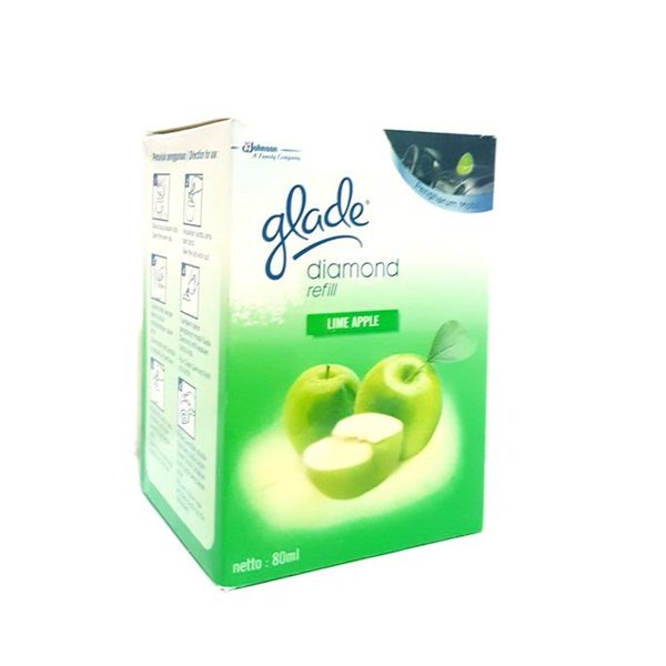 GLADE DIAMOND REFILL LIME APPLE 80GR