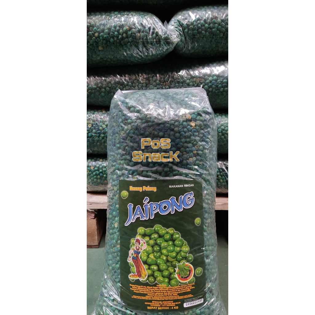 

[Termurah] Kacang Polong Ijo Merk Jaipong/Kacang Murah/snack Kiloan 250 Gram / 500 Gram / 1000 Gram