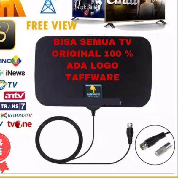 ❆ Antena Tv Indoor Led Tabung Indor Super Jernih Dalam Ruangan Original DVB-T2 4K High Gain 25dB Ori