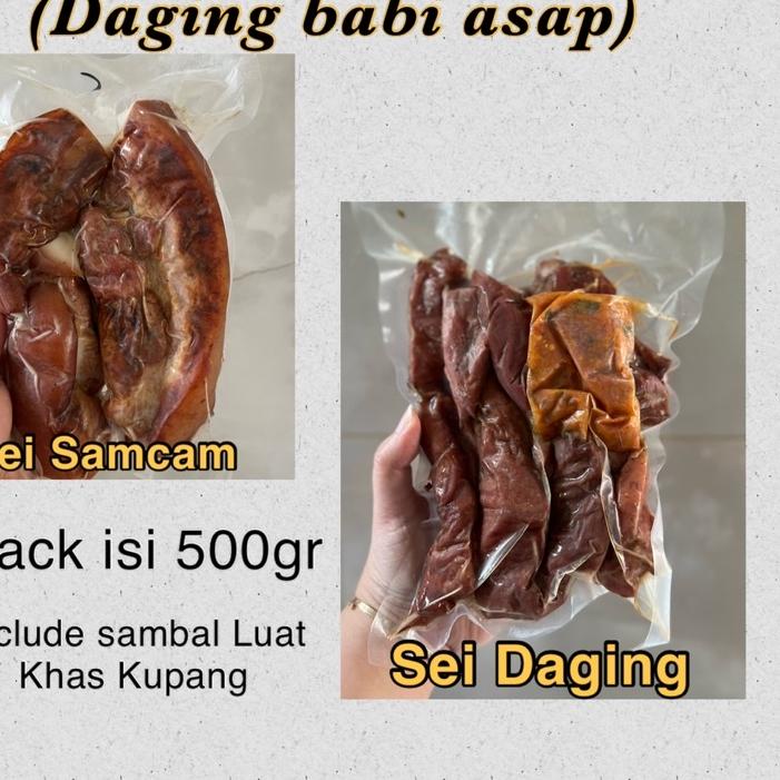 ♪ sei babi / babi asap / sei samcam / daging babi asap ➨