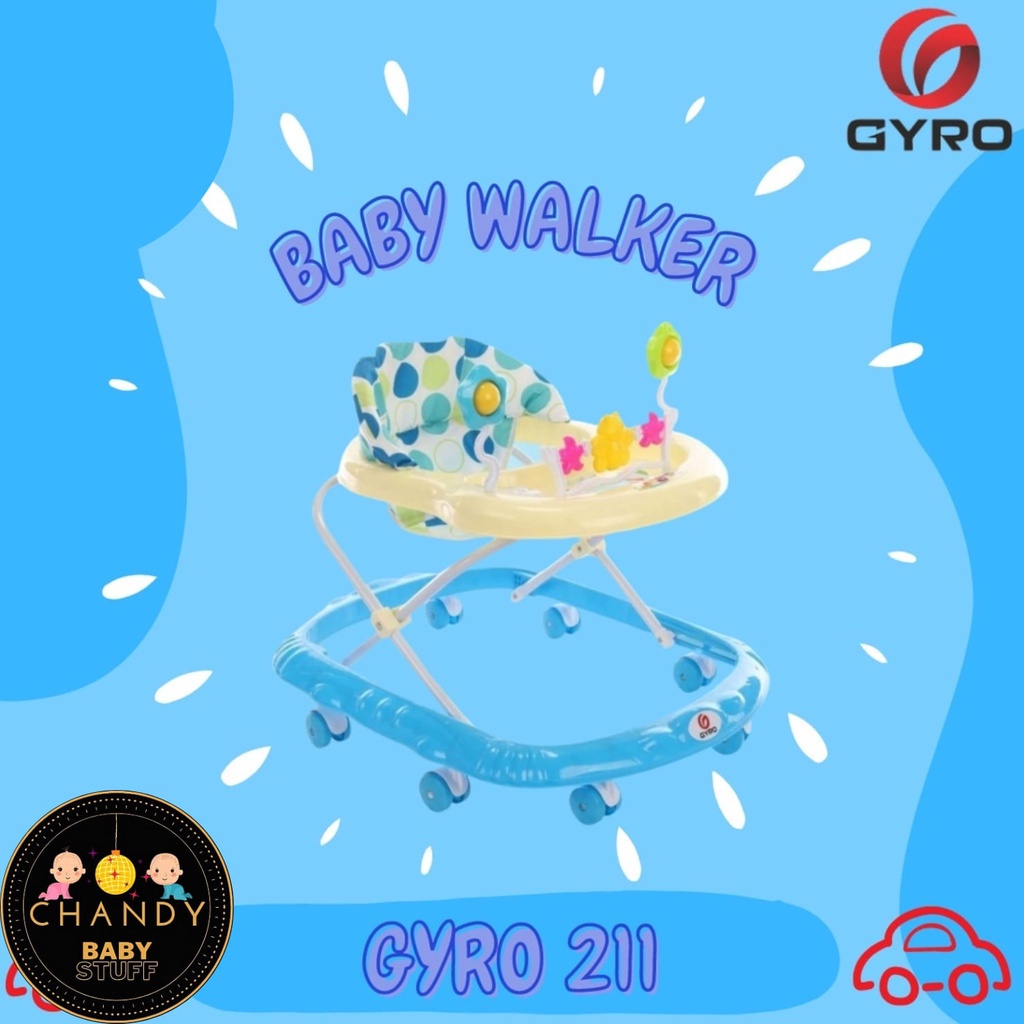 BABY WALKER GYRO GY 211 ADA MUSIK DAN LAMPU
