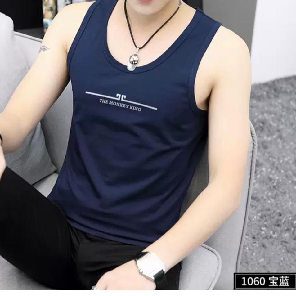 ☄ BS/COD//KAOS DALAM  SINGLET MONKEY KING PRIA//TERLARIS ✭