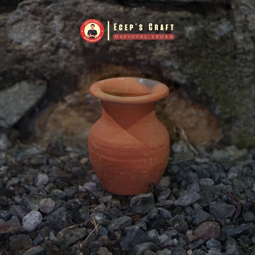 Pot Guci Asli Tanah Liat | Ukuran Kecil