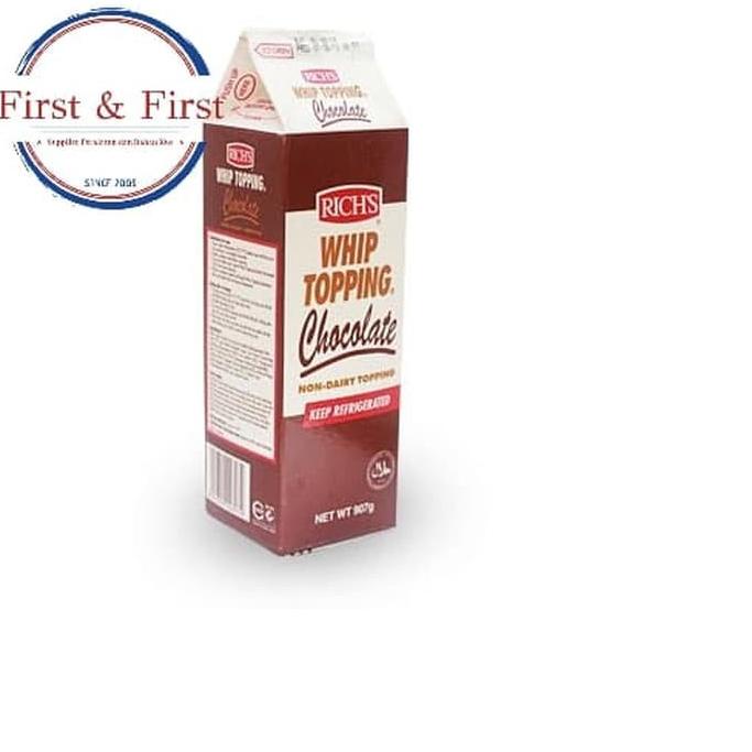 

[F43] Rich's Whip Topping Chocolate 907gr