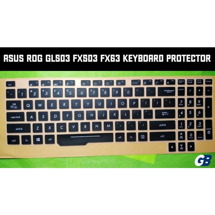 

[[JNT COD]] Asus ROG GL503 FX503 FX63 Black Laptop Keyboard Protector Cover - Hitam