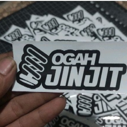 stiker ogah jinjit stiker motor