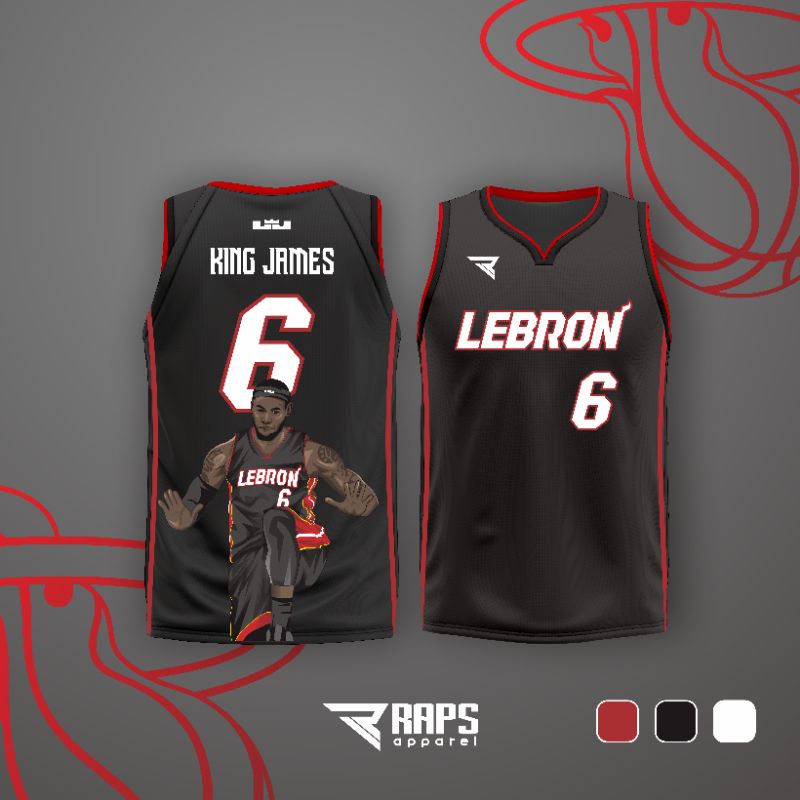 JERSEY LEBRON HEAT EDITION