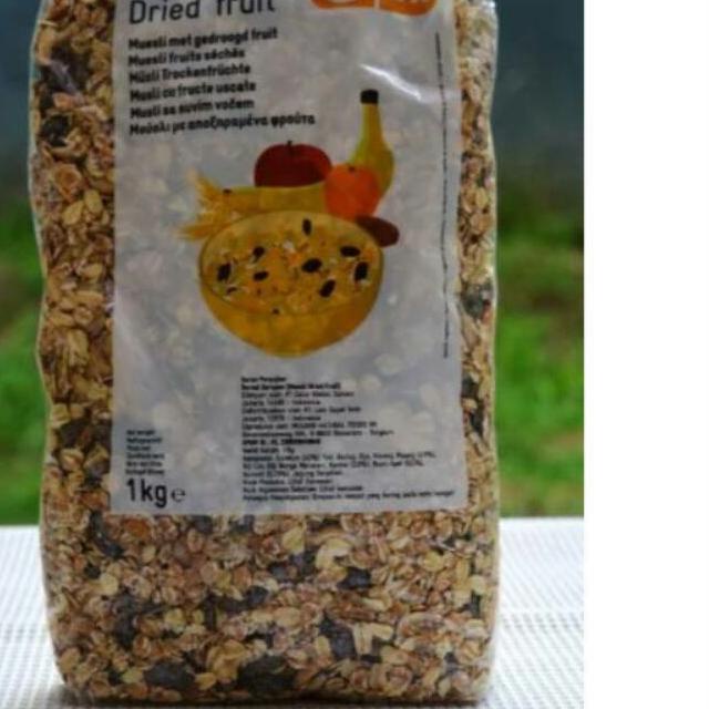 

✦ Muesli Dried Fruit 1kg Granula granola HALAL ۞