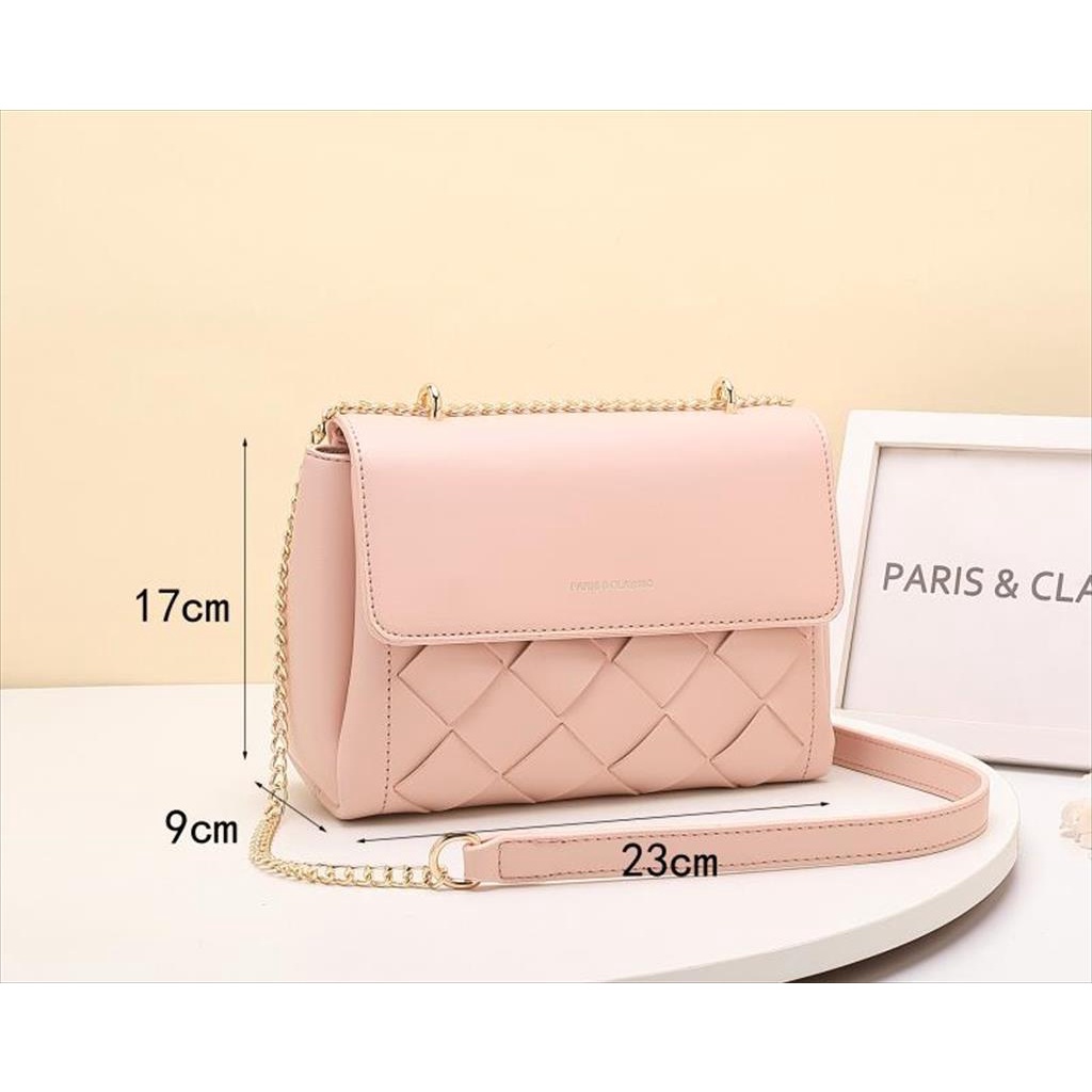 Paris Classic Tas Wanita Fashion Branded Original Import Sling Bag Tas Selempang Rantai Mini Wanita [PC3739]