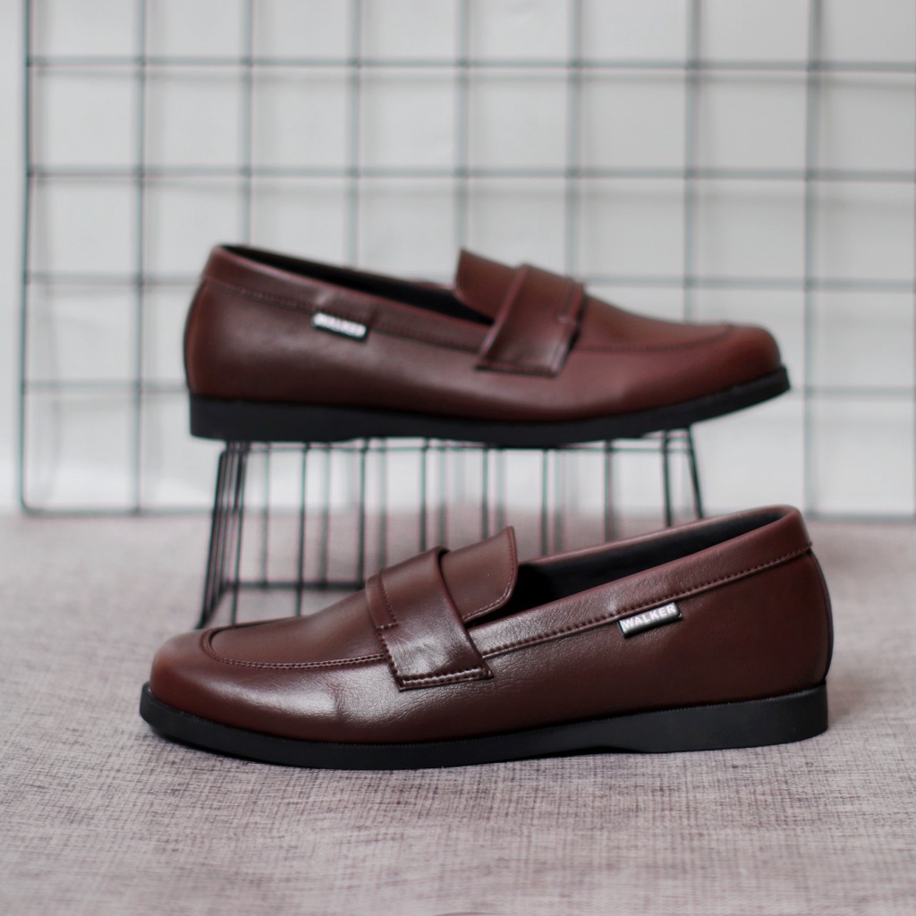 BURAY X SEPATU SLIP ON LOAFERS PRIA DEWASA KULIT ASLI FORMAL CASUAL KASUAL SLIP ON PRIA KERJA KANTOR GURU DOSEN PNS PESTA RESMI NYAMAN || SLIP ON PRIA PANSUS FASHION TRANDY BERKUALITAS 2022