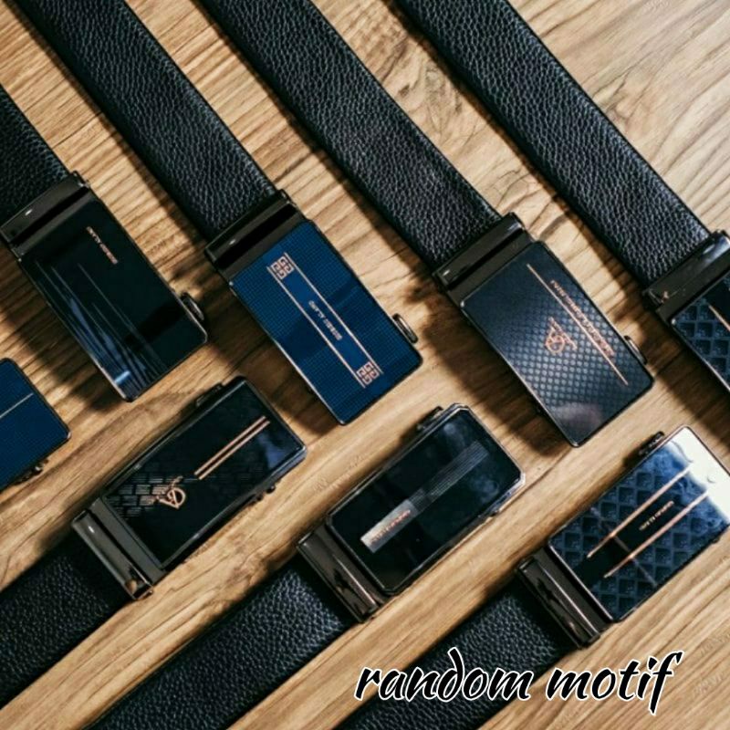 IKAT PINGGANG PRIA KULIT SINTETIS IMPORT TIPE RELL OTOMATIS G ALLANO