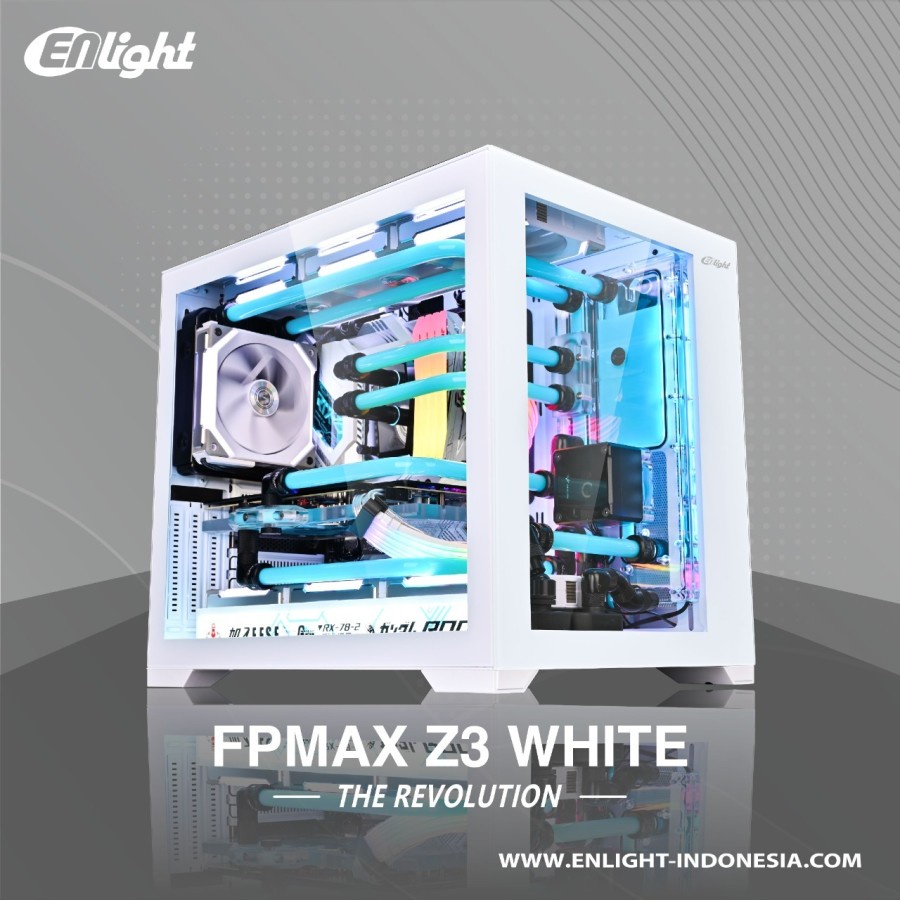 Casing PC Enlight FPMAX Z3 ATX Middle Tower - White