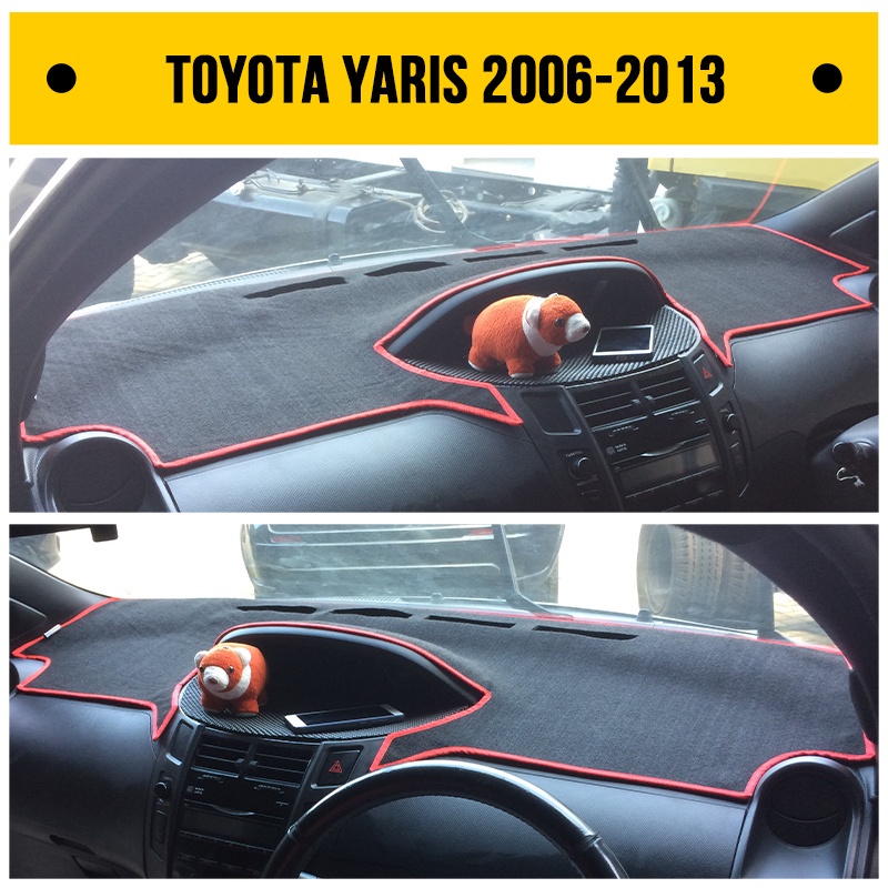 Selimut Cover Dashboard Mobil TOYOTA YARIS LAMA GEN1 BAKPAO 2006-2013 Pelindung Dasbor - Alas Taplak