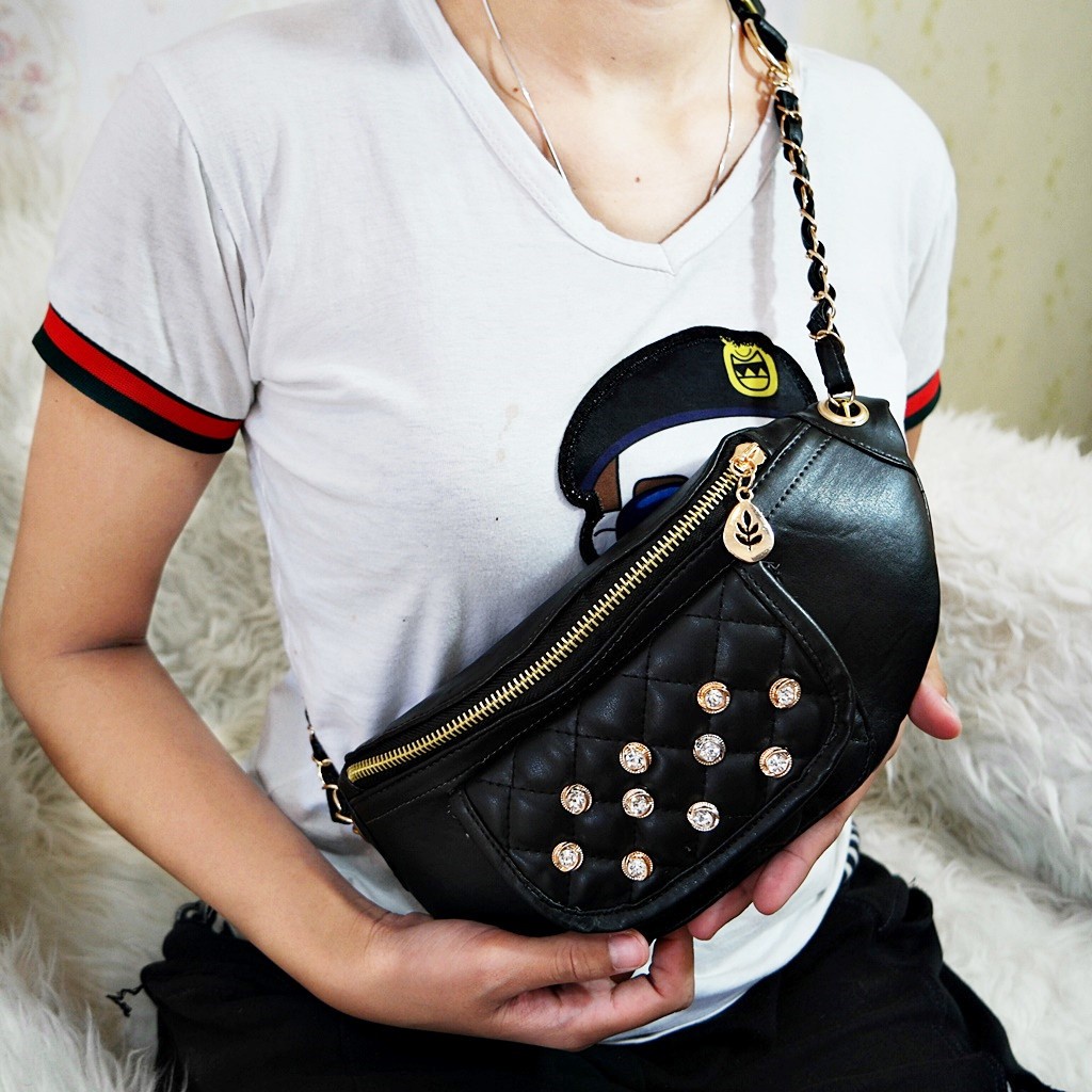 Waistbag Mutiara !! Tas 05-4239 Bag wanita Murah Fashion THR