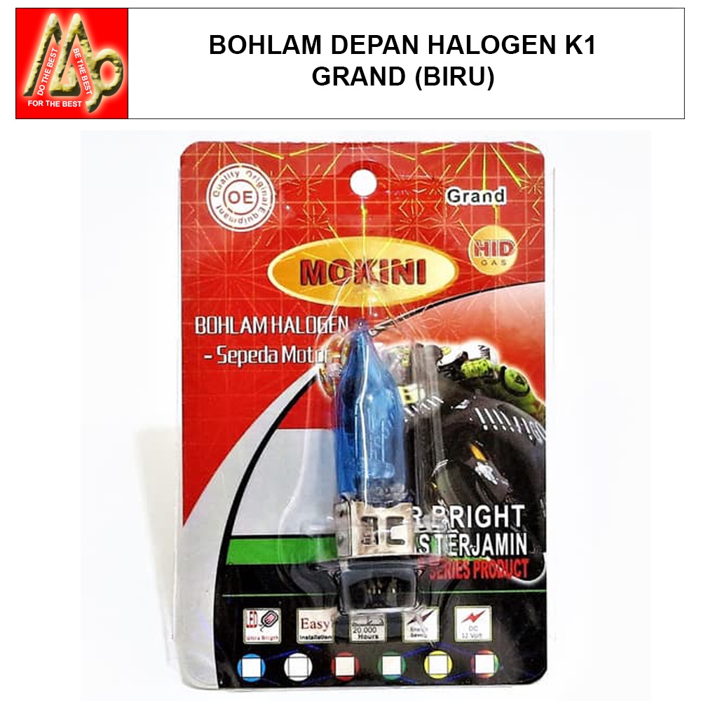 Grand / Bohlam Depan Halogen Biru 12V / TW