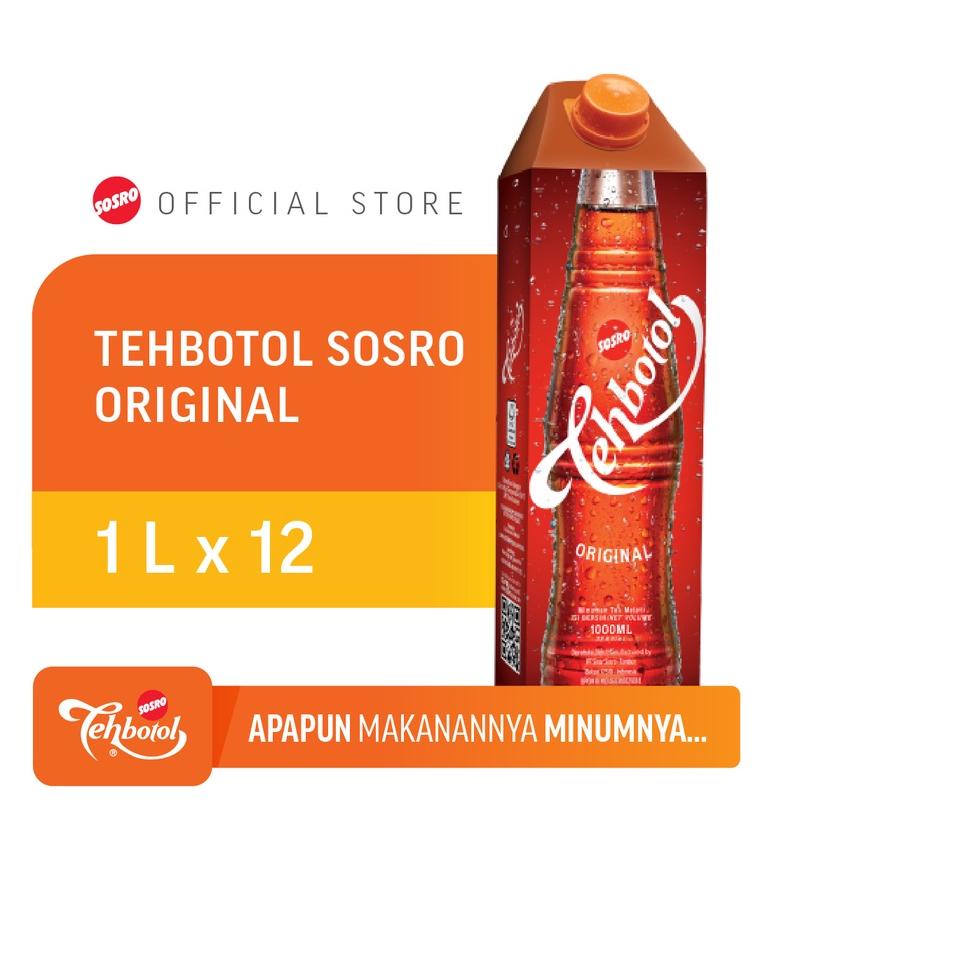 

♜ Tehbotol Sosro Kotak 1 liter isi 12 Pcs ۝