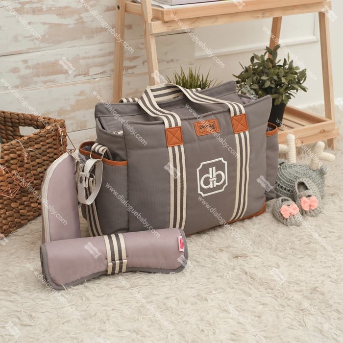 Diaper Bag Dialogue Baby Tas Besar 5 In 1 Set Classy Series Dgt7413