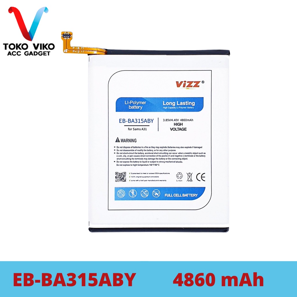 Vizz Samsung EB-BA315ABY A31 / A315F Baterai Batre Original