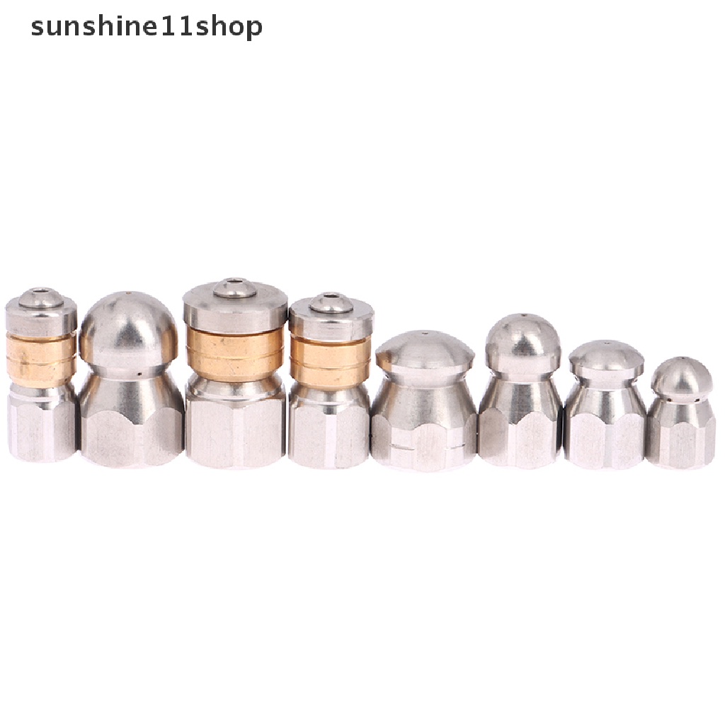 Sho Water Jet High Pressure Nozzle Bersih Selokan Sewage Pressure Washer Nozzle Alat N