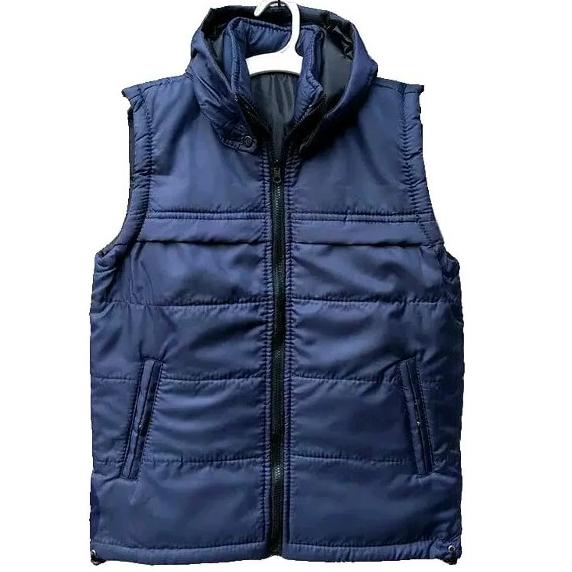 MURAH ROMPI Parasut Biru Navy Rompi Casual Outerwear Muslim Rompi