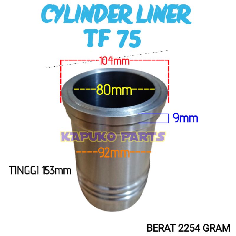 TF 75 CYLINDER LINER BORING UNTUK MESIN DIESEL YANMAR