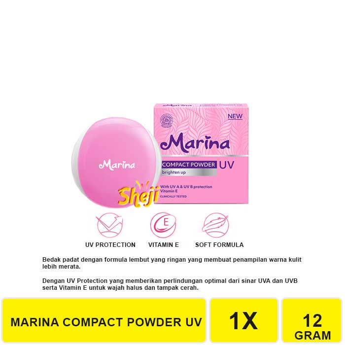 MARINA COMPACT POWDER UV PROTECTION BRIGHTEN UP