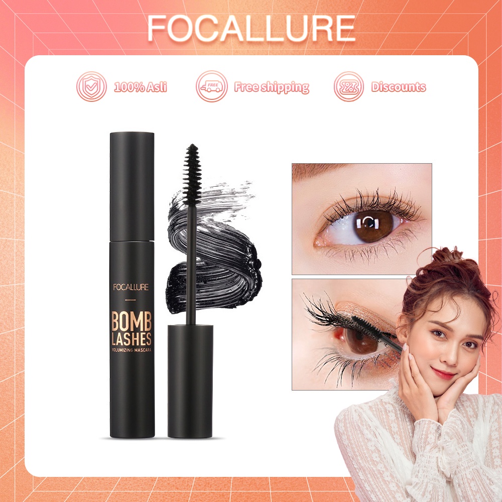 FOCALLURE Bomb Lashes Mascara-Kosmetik Mata Untuk Mata FA44