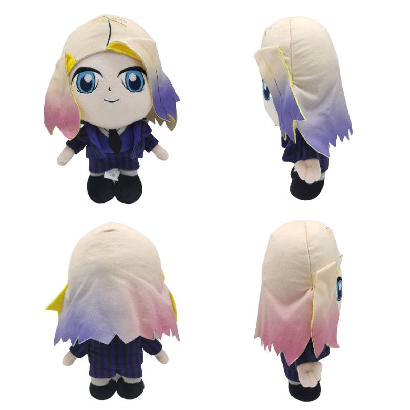Kids Wednesday Addams Family Enid Sinclair Cartoon Plush Doll Wolf Girl Stuffed Toy