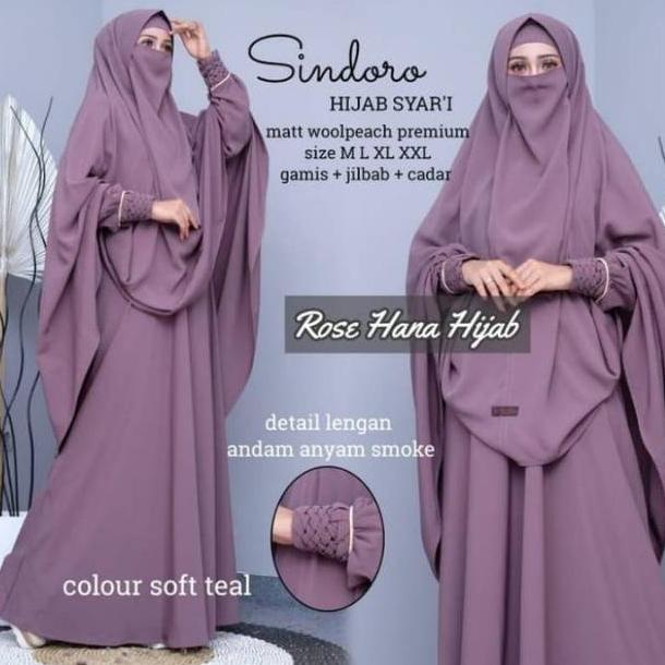 SPECIAL PRICE SINDORO SYARI ORIGINAL ROSEHANA GAMIS SET BEST SELLER