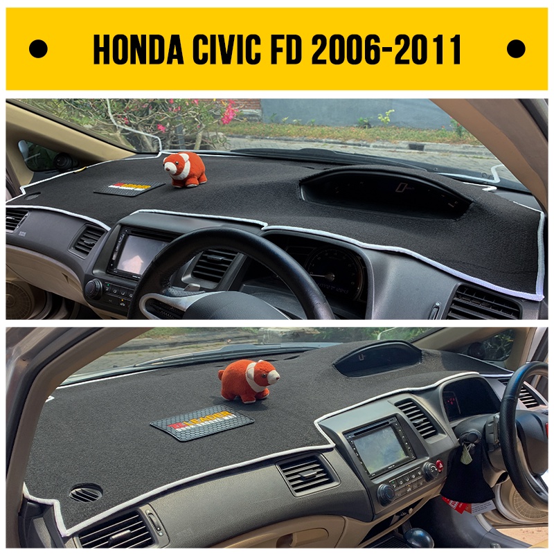 BELI 1 DAPAT 4 | Cover Dashboard Mobil SEDAN HONDA CIVIC FD 2006-2011 Pelindung Dasbor - Alas Taplak