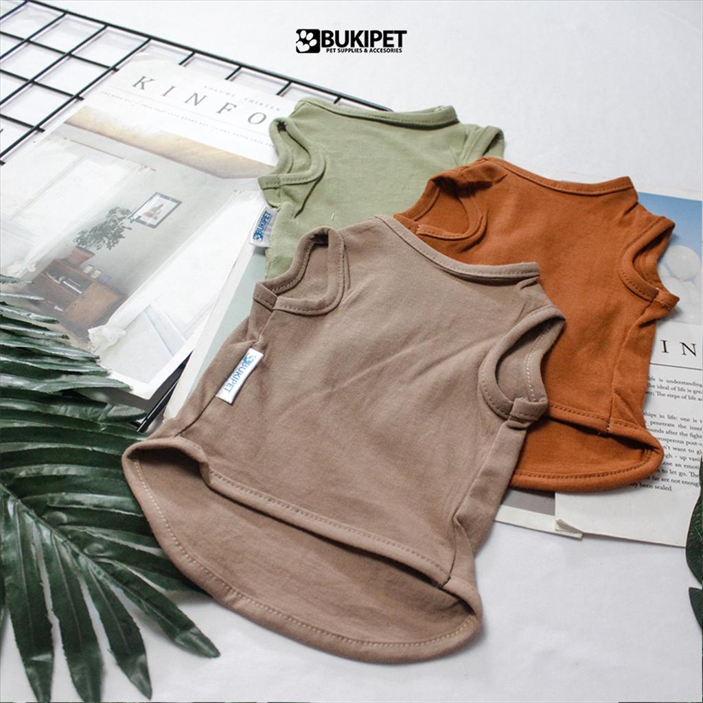 baju kucing anjing kelinci monyet lucu murah  aksesoris hewan kecil - WOODLAND TANK SERIES