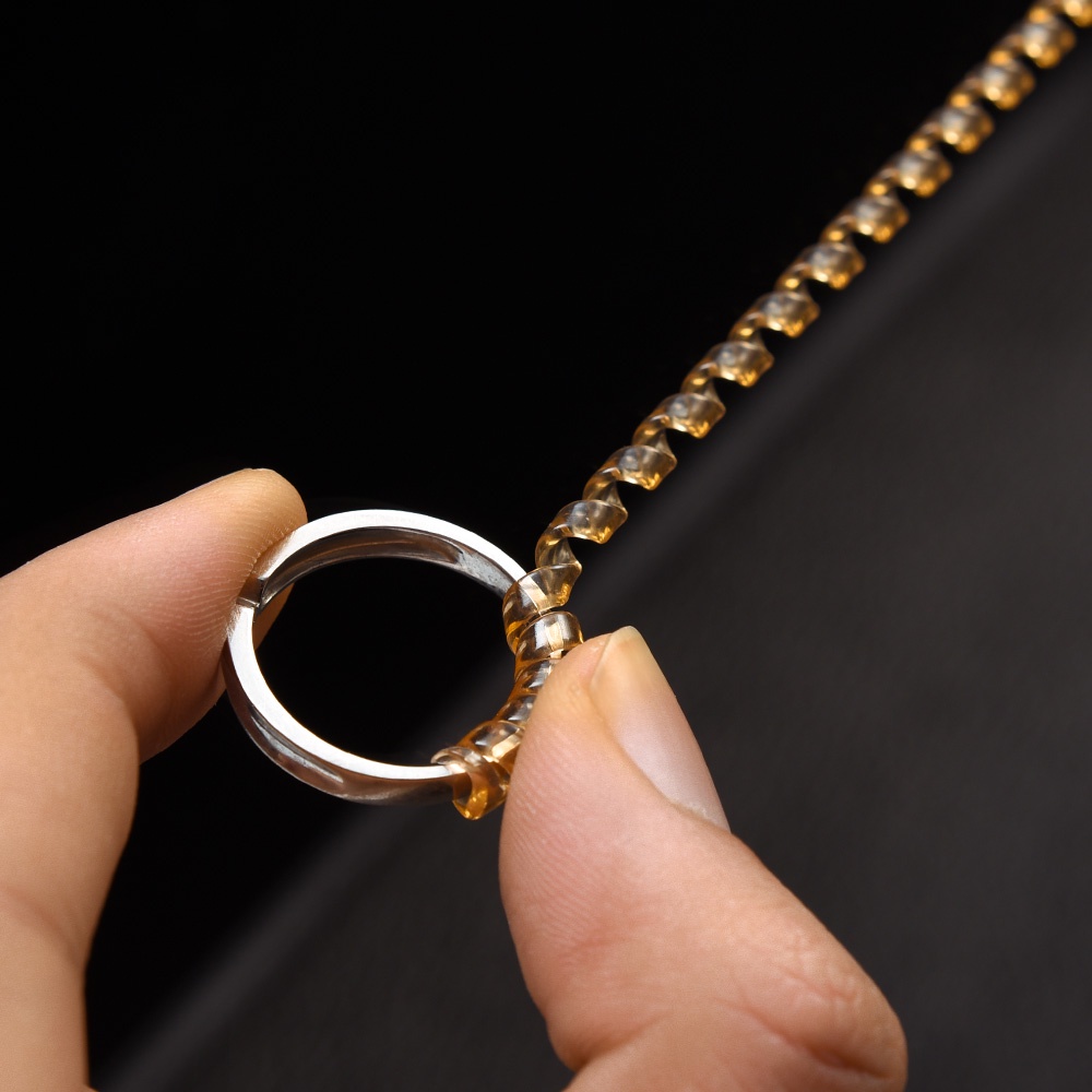 Ring Size Adjuster Untuk Cincin Longgar Ring Sizer Resizer Spiral Based Ring Sizer Alat Perhiasan Emas Bening Tak Terlihat