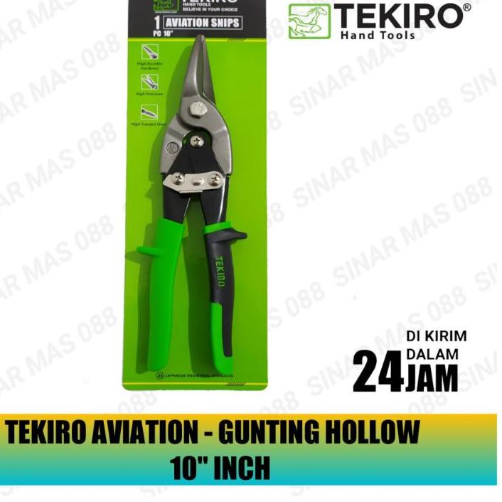 ♦ TEKIRO AVIATION SNIPS 10" INCH - GUNTING BAJA RINGAN - GUNTING HOLO - GUNTING SENG ✪