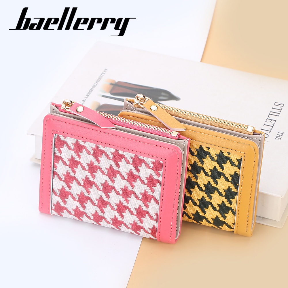 BAELLERRY N2375 Dompet Wanita Lipat Bahan Kulit PU Leather Premium WATCHKITE WKOS