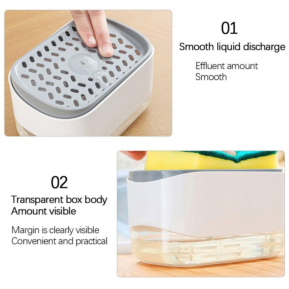 Kotak Sabun Deterjen SOLIGHTER Tahan Lama Dapur Press-type Sponge Case