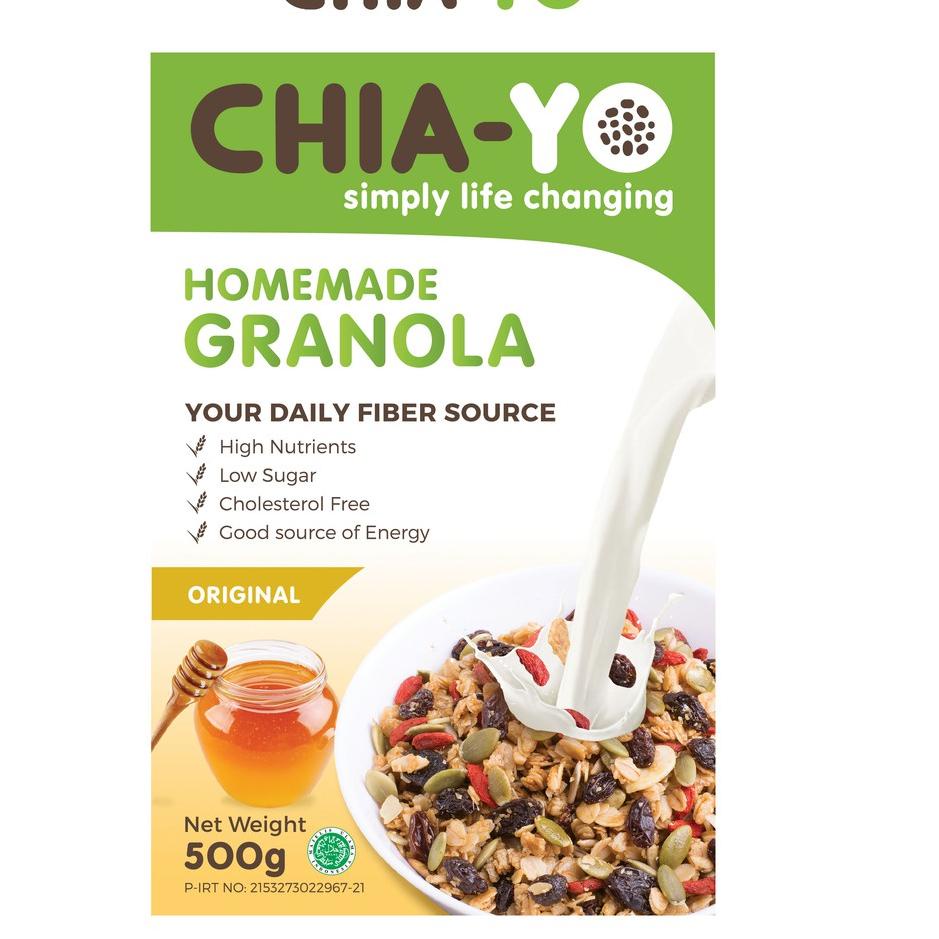 

FLASH SALE Chiayo Homemade Granola Original 500gr !