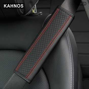 [1 Pcs] Cover Sabuk Pengaman Mobil Universal Cover Seat Belt Bahan Kulit Sintetis Empuk  / Sarung Tali Sabuk Pengaman Mobil Bantalan Pelindung Bahu Badan Universal Safety Belt Cotton Car Seat Belt Cover / Pelindung Sabuk Bahu Pengaman Mobil Nyaman Murah