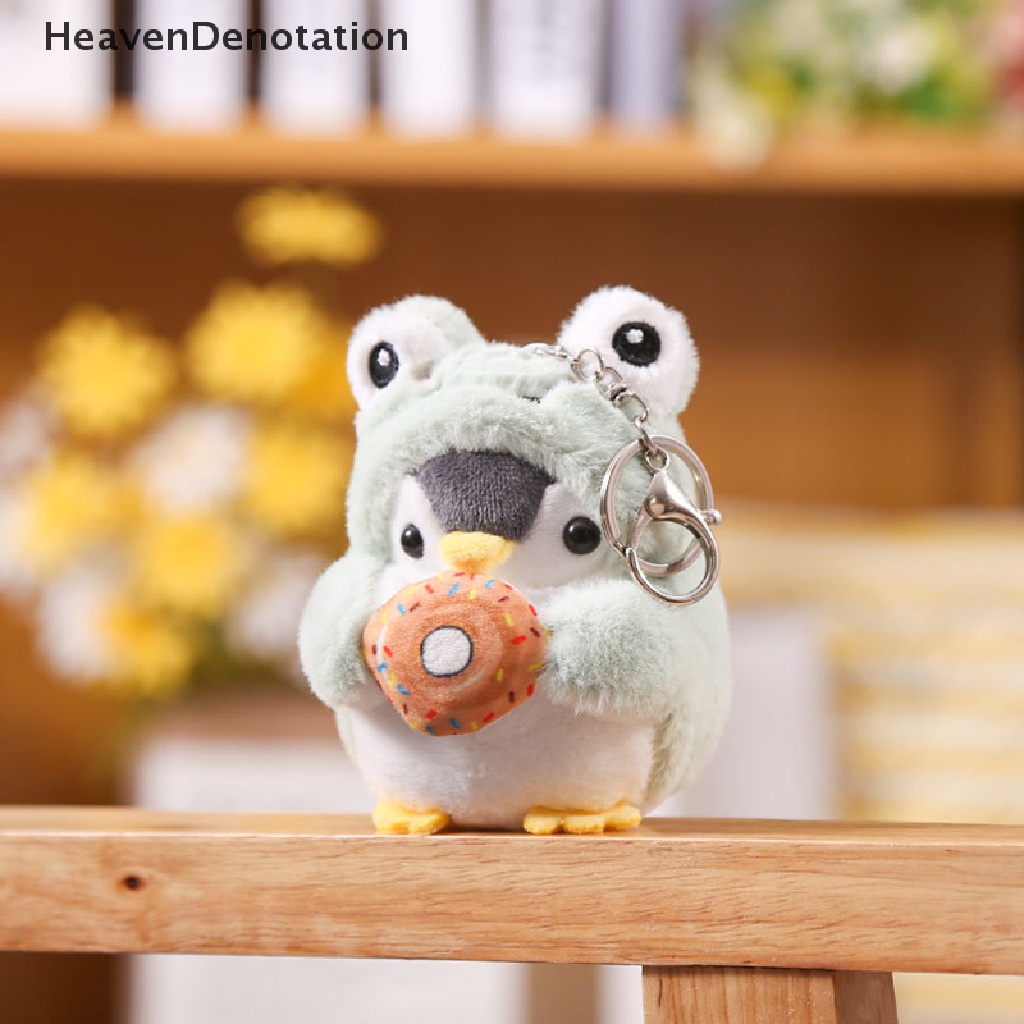 [HeavenDenotation] Kunci Boneka Pinguin Lucu Gantungan Kunci Gadis Kartun Mobil Keyring Kawaii Wanita Tas HDV