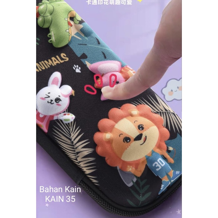 

KOTAK PENSIL ASTRONOT / TEMPAT PENSIL TIMBUL 3D KAIN