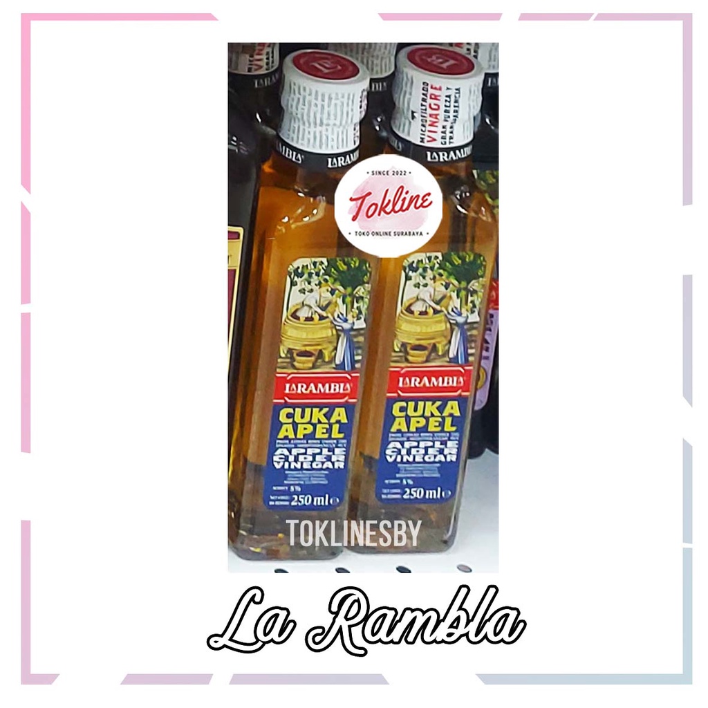 

LARAMBLA LA RAMBLA CUKA APEL APPLE CIDER VINEGAR 250ML